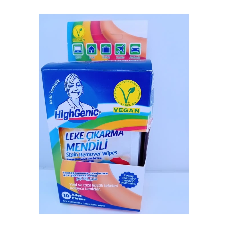 HighGenic dėmių valymo servetėlės (10 vnt)
