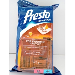 Presto drėgnos servetėlės...
