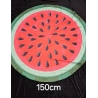 Apvalus mikropluošto paplūdimio rankšluostis 150 cm