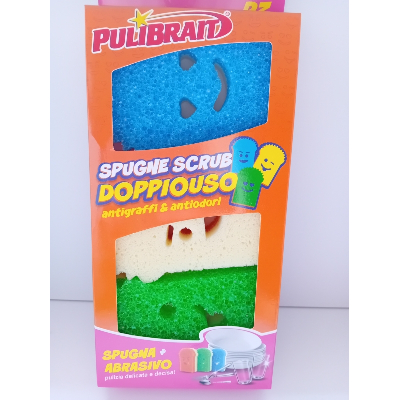 Pulibrait indų plovimo kempinėlės – 3 vnt.