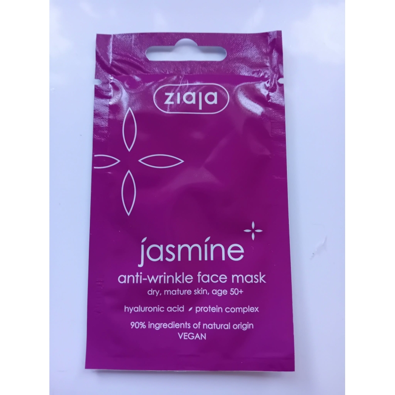 Ziaja Jasmine Anti-Wrinkle Face Mask – tai senėjimą lėtinanti, priešraukšlinė veido kaukė