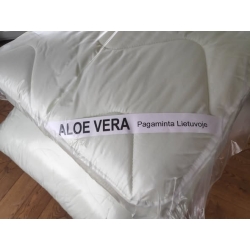 Aloe vera rinkinys: 1 vnt antklodė ir 2 vnt pagalvių